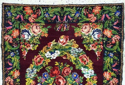 27091432a - Karabagh alt, Kaukasus, Anfang 20.Jhd, Wolle auf Baumwolle, ca. 202 x 134 cm, EHZ: 2 ...