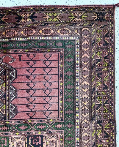 27091433d - Ersari Engsi, Afghanistan, Anfang 20.Jhd, Wolle auf Wolle, ca. 240 x 170 cm, EHZ: 2 ...