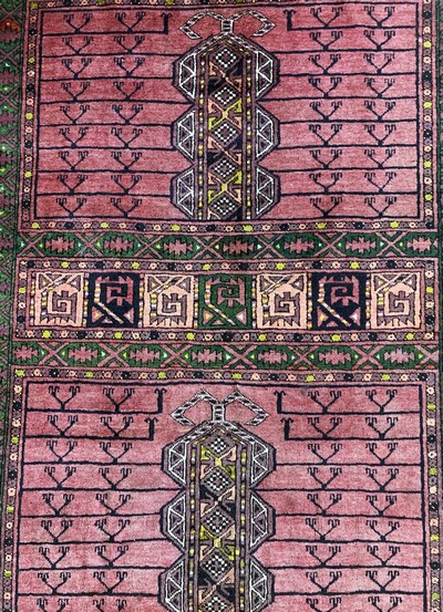 27091433e - Ersari Engsi, Afghanistan, Anfang 20.Jhd, Wolle auf Wolle, ca. 240 x 170 cm, EHZ: 2 ...