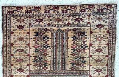 27091447a - Mauri old, Afghanistan, mid-20th century, woolon wool, approx. 190 x 145 cm, condition: ...