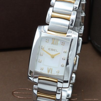 27091460a - EBEL Brasilia Damenarmbanduhr Referenz 1976M22, Schweiz um 2005, quarz, Edelstahlgeh. ...
