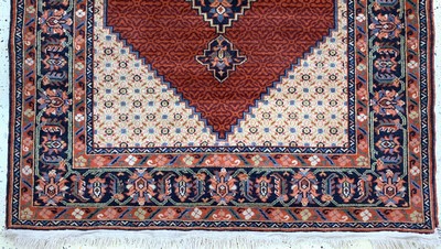 27091469c - Schirwan alt, Rußland, Mitte 20.Jhd, Wolle auf Baumwolle, ca. 200 x 127 cm, EHZ: 2 ...