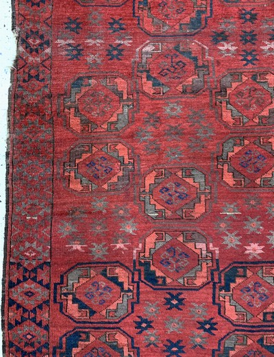 27091471c - Ersari´Hauptteppich´antik, Turkmenistan, 19.Jhd, Wolle auf Wolle, ca. 250 x 180 cm, ...