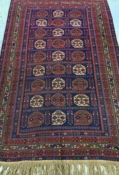 27091472d - Sumakh, Azerbaijan, late 20th century, wool onwool, approx. 185 x 125 cm, condition: 2. ...