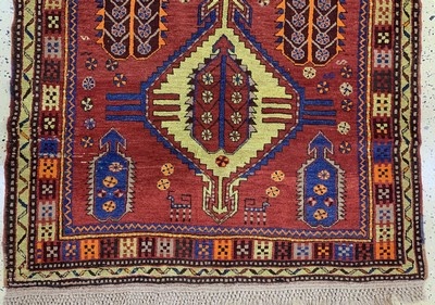27091478c - Konya alt, Türkei, Mitte 20.Jhd, Wolle auf Wolle, ca. 240 x 122 cm, EHZ: 2 ...