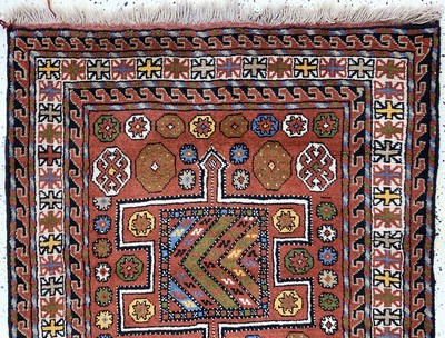 27091481a - Gouchan, Persien, Ende 20.Jhd, Wolle auf Wolle, ca. 195 x 114 cm, EHZ: 2 Schätzpreis: ...
