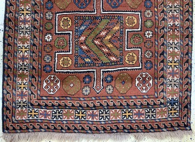 27091481c - Gouchan, Persien, Ende 20.Jhd, Wolle auf Wolle, ca. 195 x 114 cm, EHZ: 2 Schätzpreis: ...