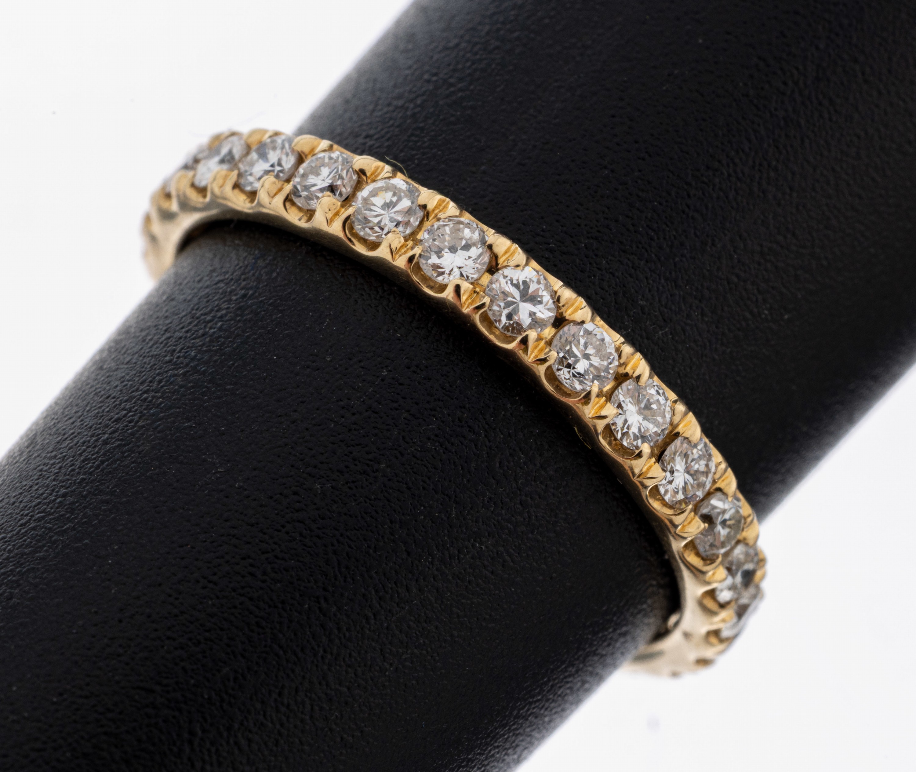Image 27092670 - 14 kt Gold Brillant-Memoryring, GG 585/000,Brillanten zus. ca. 1.66 ct (grav.) ...