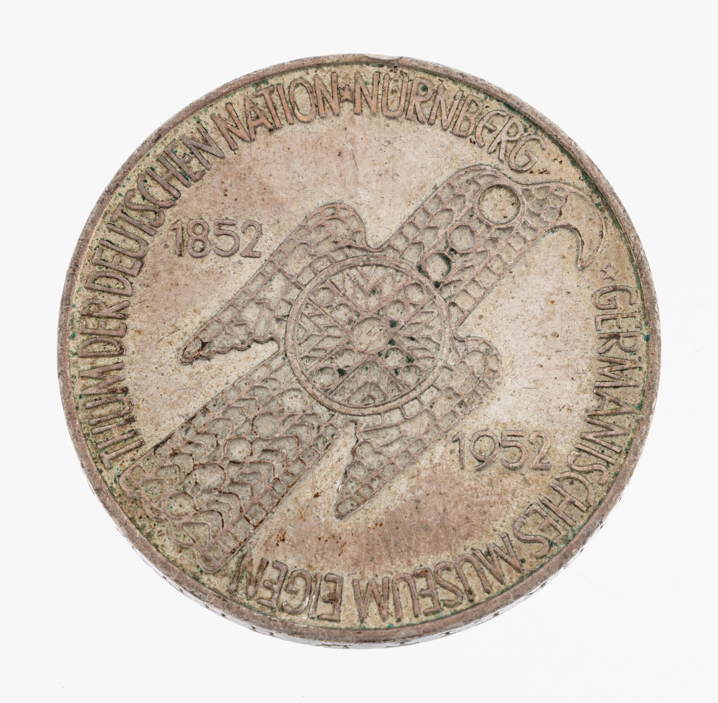 Image 27092705 - Silbermünze, 5 Mark, Deutschland, 1952, Germanisches Museum Nürnberg