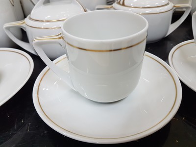 27092739f - Kaffee- und Speiseservice, Rosenthal, Donatello, Porzellan, Goldstaffage, Kaffeekanne, ...