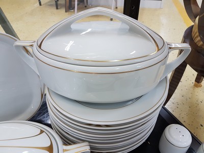 27092739i - Kaffee- und Speiseservice, Rosenthal, Donatello, Porzellan, Goldstaffage, Kaffeekanne, ...