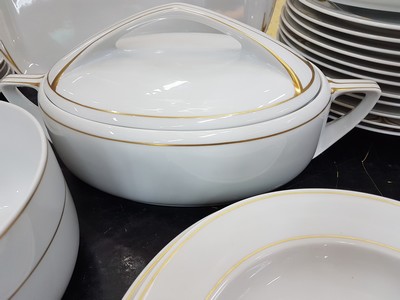 27092739j - Kaffee- und Speiseservice, Rosenthal, Donatello, Porzellan, Goldstaffage, Kaffeekanne, ...