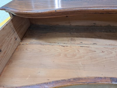 27093225d - Chest of drawers, baroque, around 1760, solid oak, orig. brass fittings, orig. box locks, ...