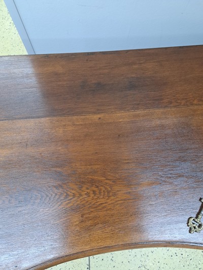 27093225s - Chest of drawers, baroque, around 1760, solid oak, orig. brass fittings, orig. box locks, ...