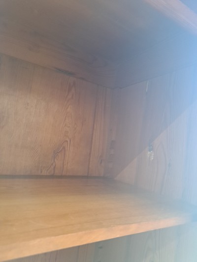 27093232f - Vitrine/Bücherschrank, deutsch, um 1870, Mahagonifurnier, 4 Einlegeböden, orig. ...