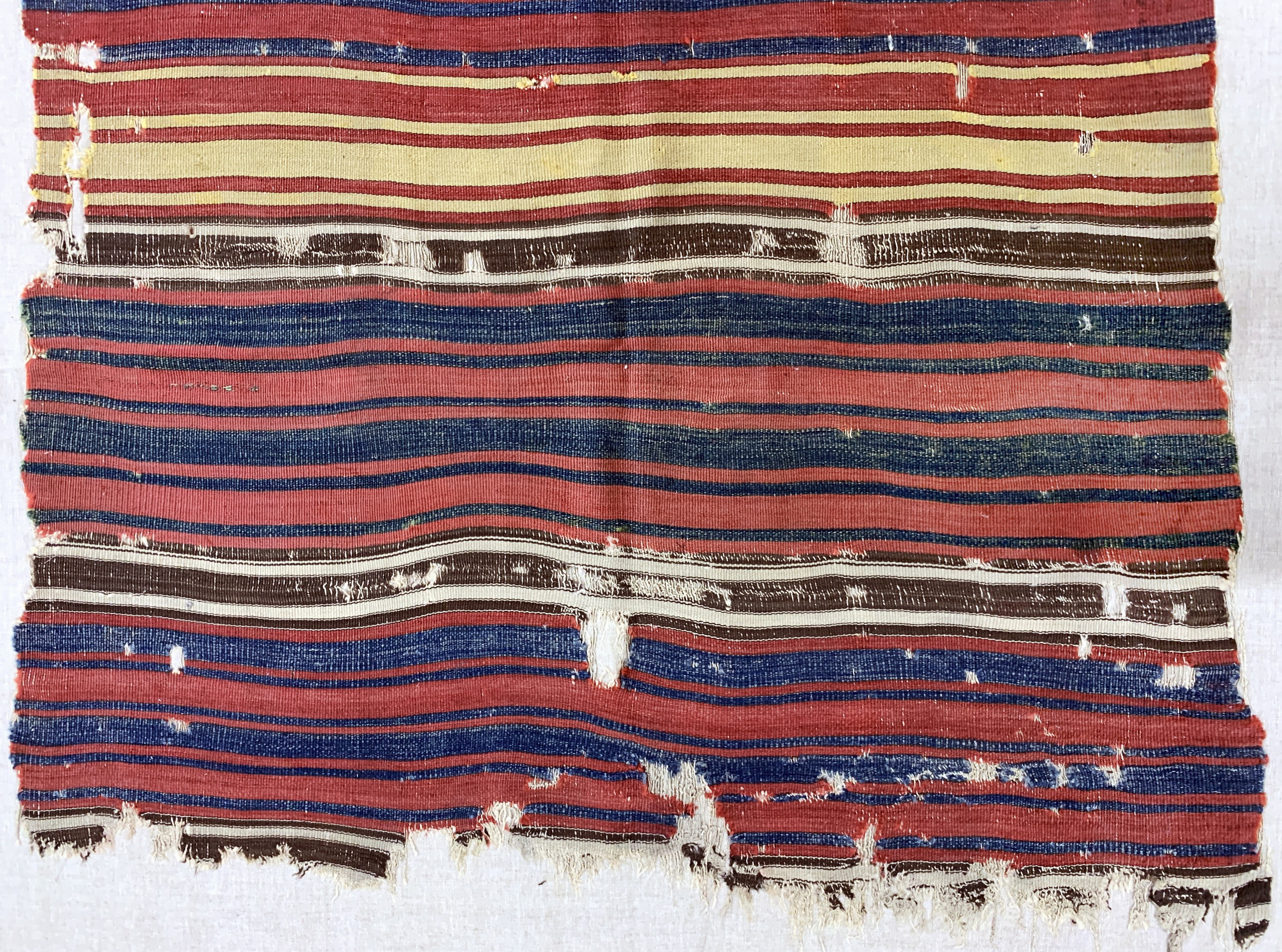 Detail c: Konya Kelim antik, Türkei, 19.Jhd, Wolle auf Wolle, ca. 256 x 133 cm, EHZ: 4, (auf Leinen genäht)