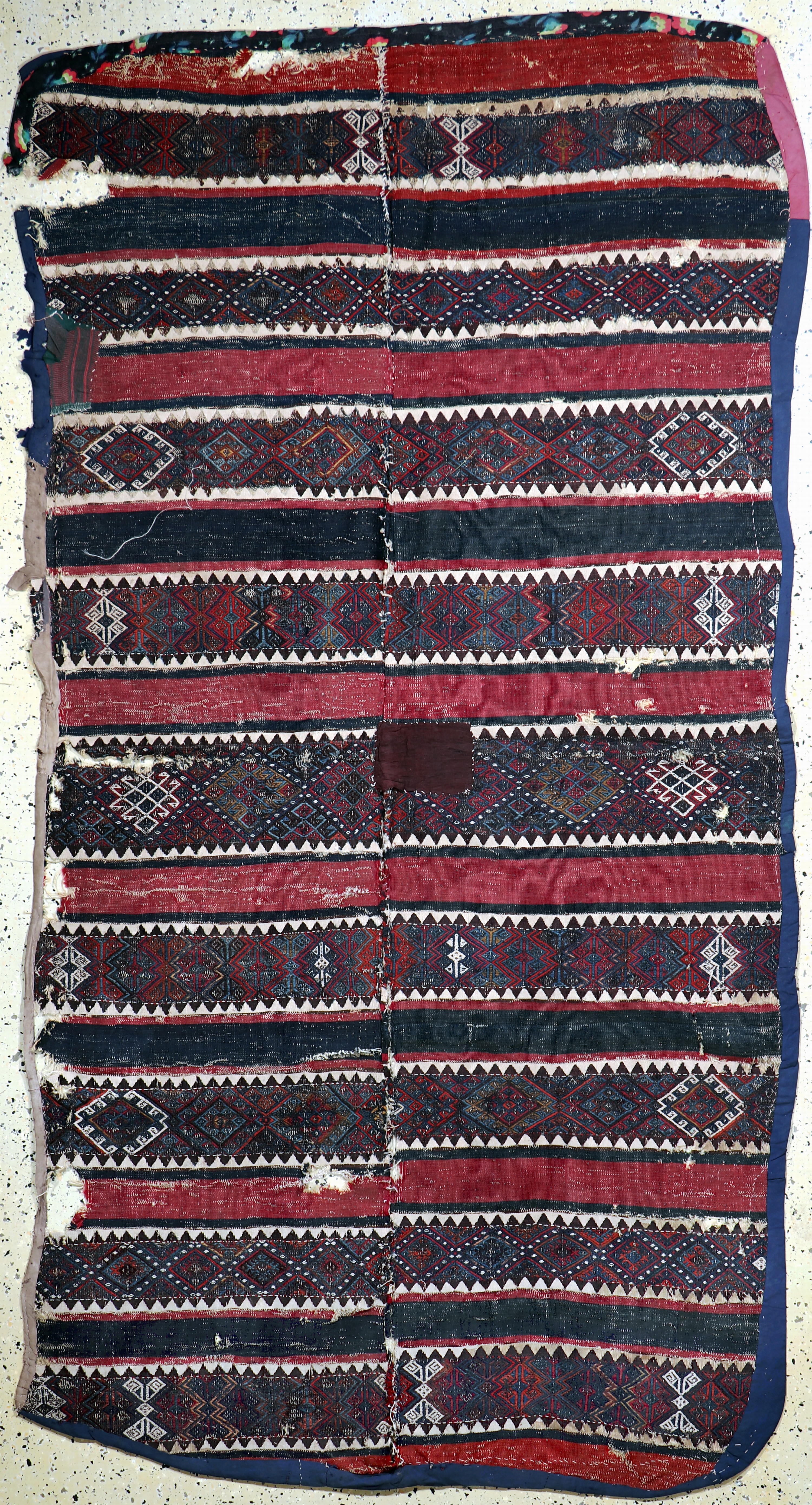 Image 27093579 - Malatia Kelim antik, Türkei, 19.Jhd, Wolle auf Wolle, ca. 266 x 135 cm, EHZ: 4 ...