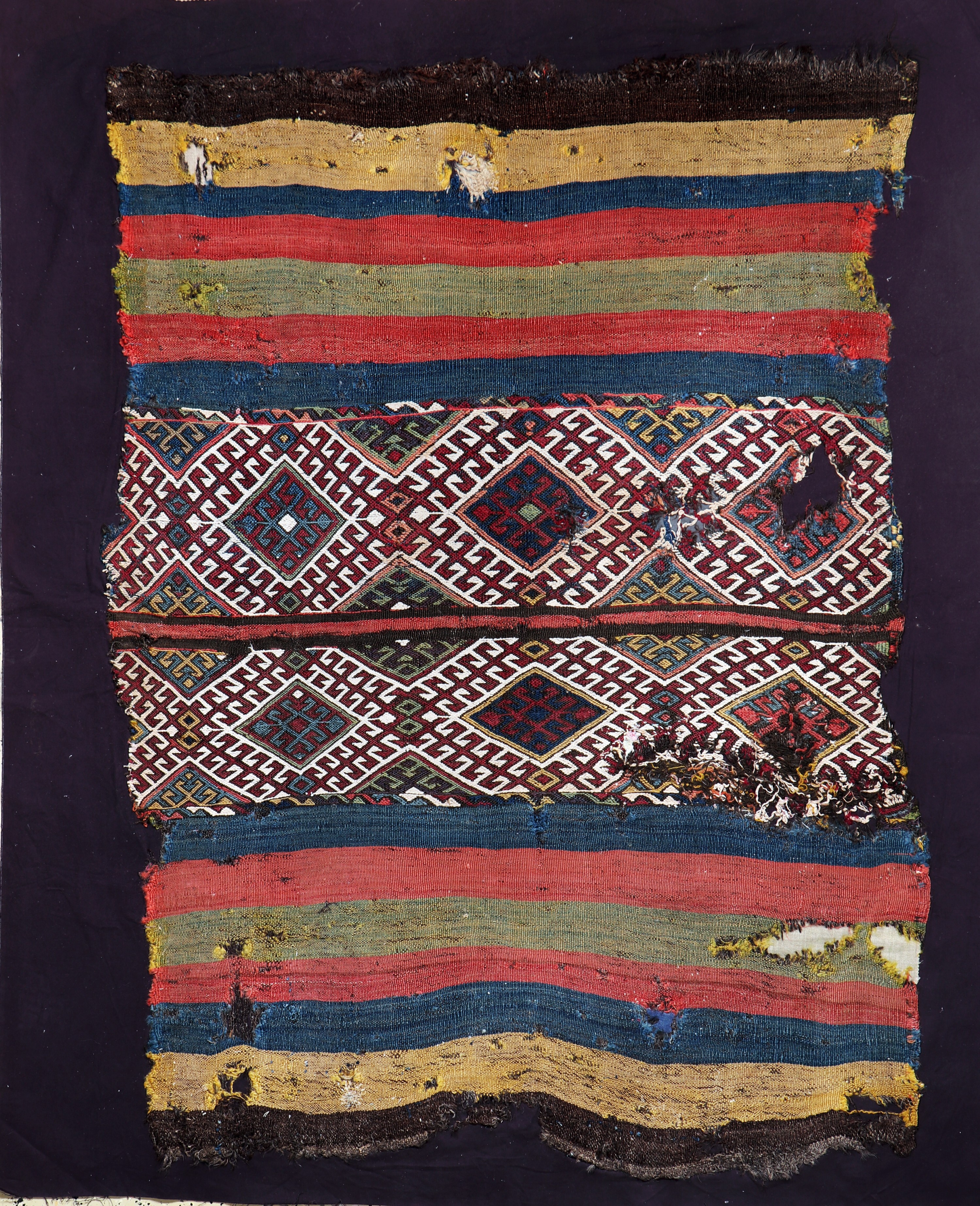 Image 27093584 - Kayseri Kelim antik, Türkei, 19.Jhd, Wolle auf Wolle, ca. 148 x 105 cm, EHZ: 4, (auf ...