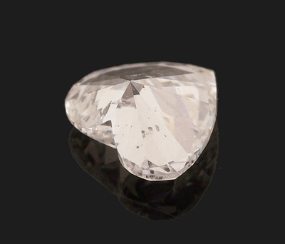 27093569a - Loser Diamant, facett. Herz, 1.01 ct hochfeines Weiß (D)/si2, 6.20 x 6.87 x 3.85 mm, HRD ...