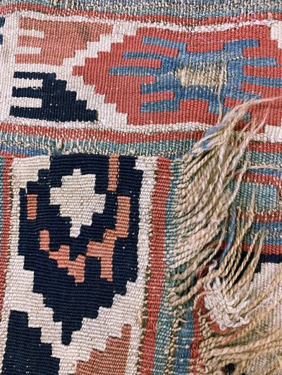 27093578g - Konya Kelim antik, Türkei, 19.Jhd, Wolle auf Wolle, ca. 330 x 150 cm, EHZ: 4, (2 ...