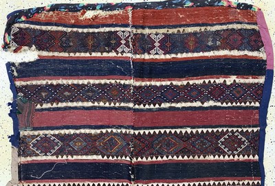 27093579a - Malatia Kelim antik, Türkei, 19.Jhd, Wolle auf Wolle, ca. 266 x 135 cm, EHZ: 4 ...