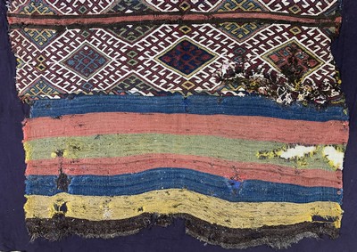 27093584b - Kayseri Kelim antik, Türkei, 19.Jhd, Wolle auf Wolle, ca. 148 x 105 cm, EHZ: 4, (auf ...