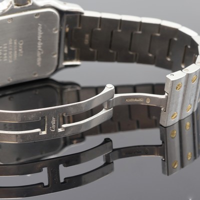 27093589e - CARTIER Santos Armbanduhr Referenz 187901, Schweiz um 1995, quarz, Edelstahl/Gold komb. ...