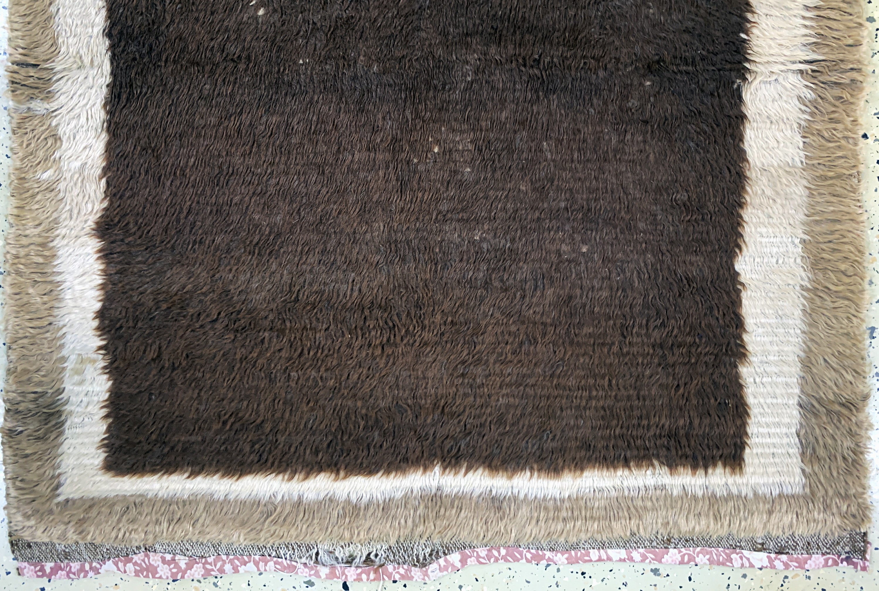 Detail b: "Tülü"Schlafteppich, Türkei, Anfang 20.Jhd,Wolle auf Wolle, ca. 128 x 106 cm, EHZ: 2