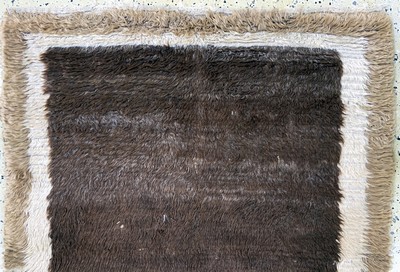 27093788a - ´Tülü´Schlafteppich, Türkei, Anfang 20.Jhd,Wolle auf Wolle, ca. 128 x 106 cm, EHZ: 2 ...