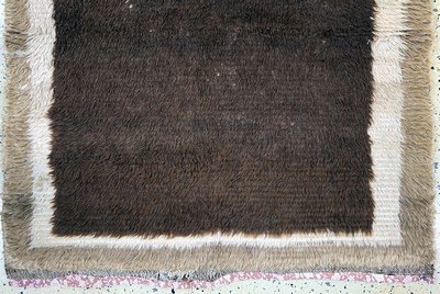 27093788b - ´Tülü´Schlafteppich, Türkei, Anfang 20.Jhd,Wolle auf Wolle, ca. 128 x 106 cm, EHZ: 2 ...
