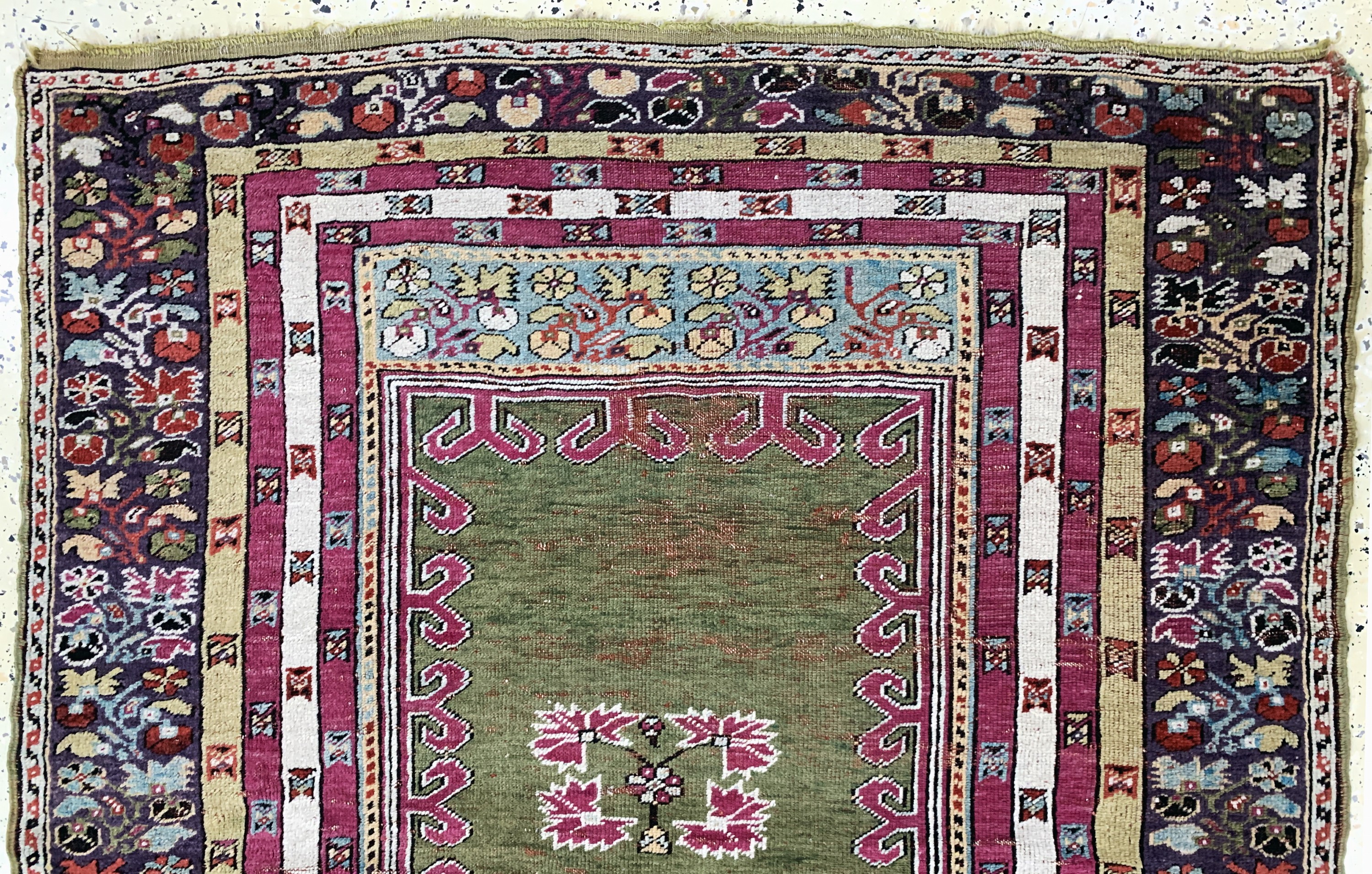 Detail a: Kirsehir antik, Türkei, um 1900, Wolle auf Wolle, ca. 180 x 125 cm, EHZ: 3