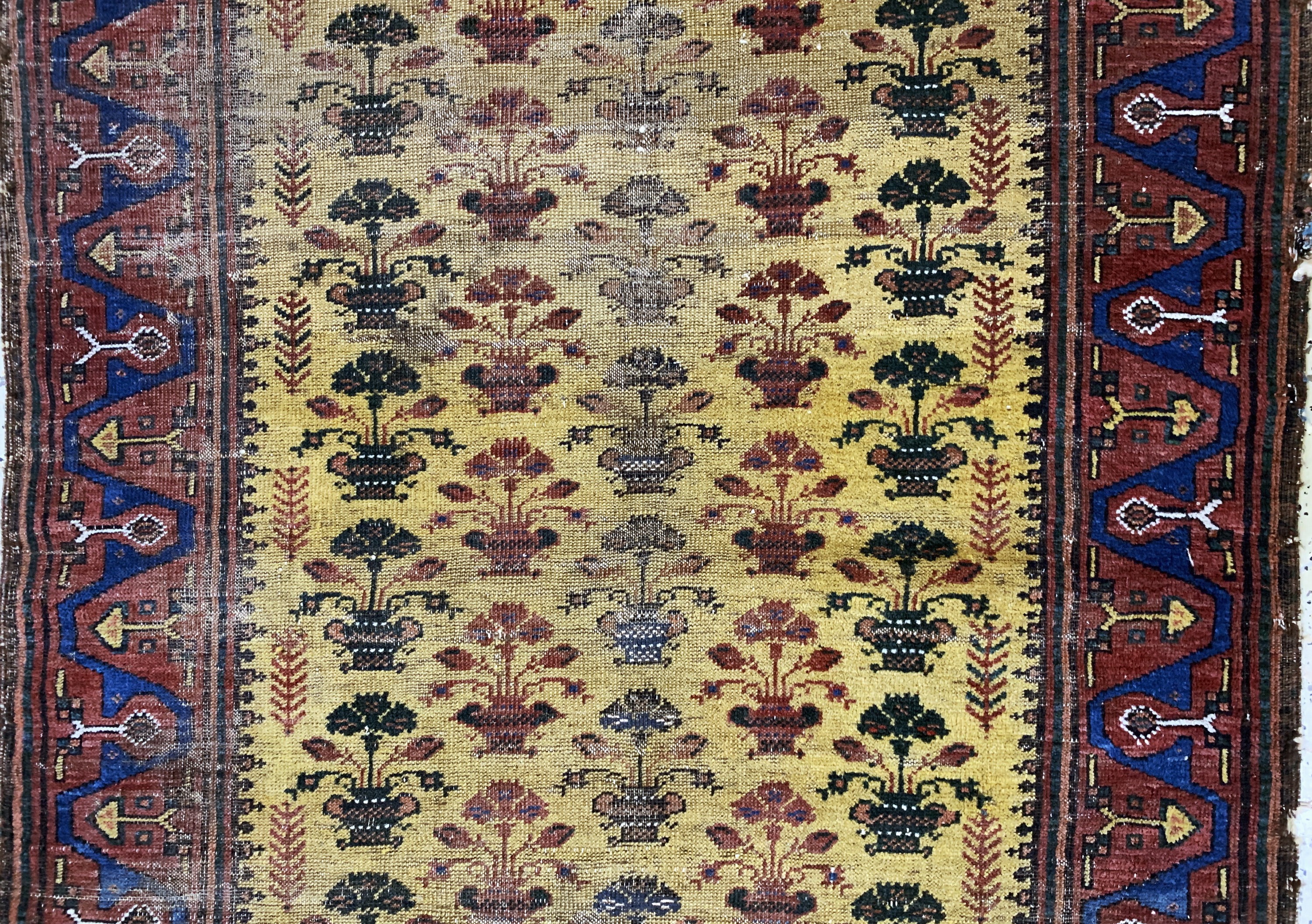 Detail b: Kula antik, Türkei, 19.Jhd, Wolle auf Wolle, ca. 168 x 100 cm, EHZ: 4