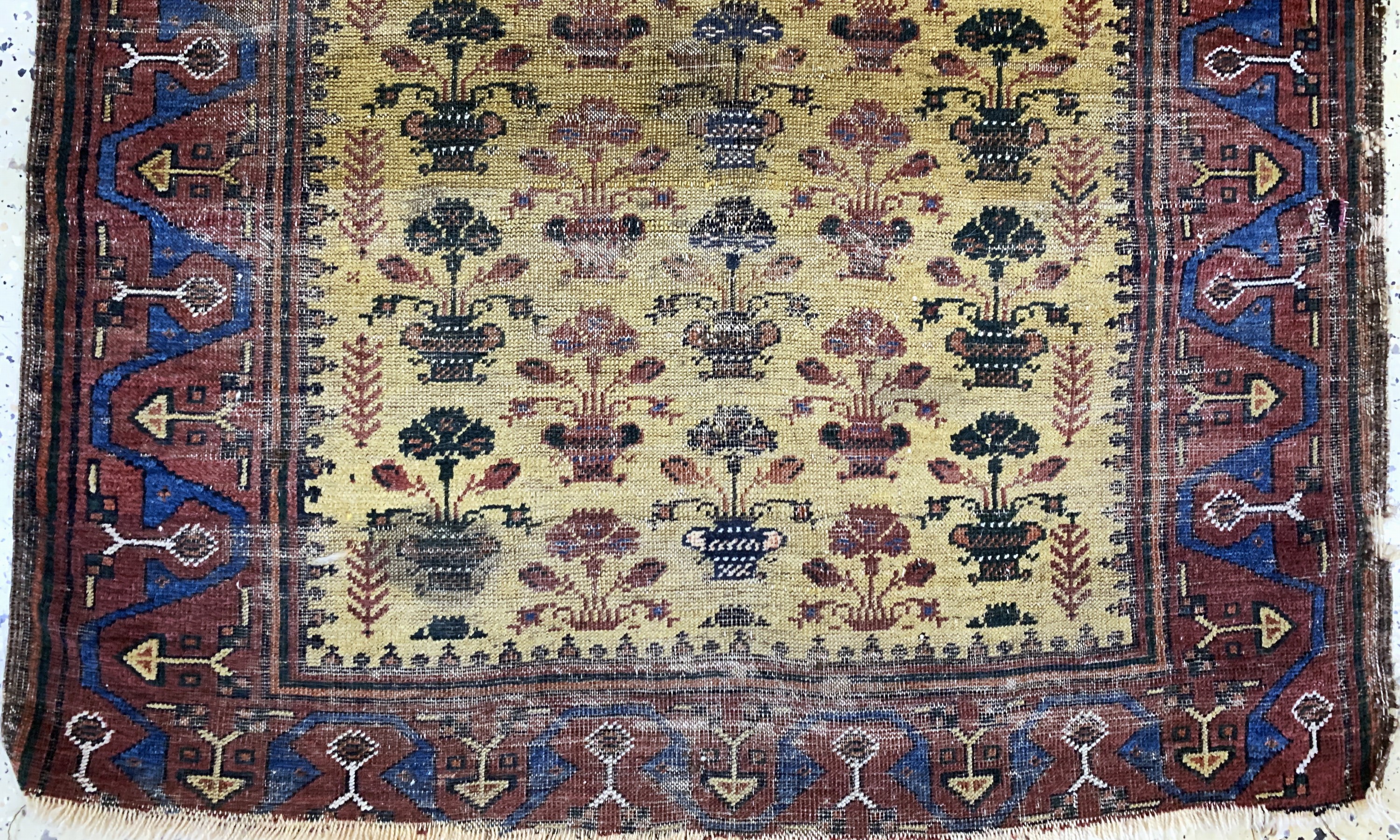 Detail c: Kula antik, Türkei, 19.Jhd, Wolle auf Wolle, ca. 168 x 100 cm, EHZ: 4