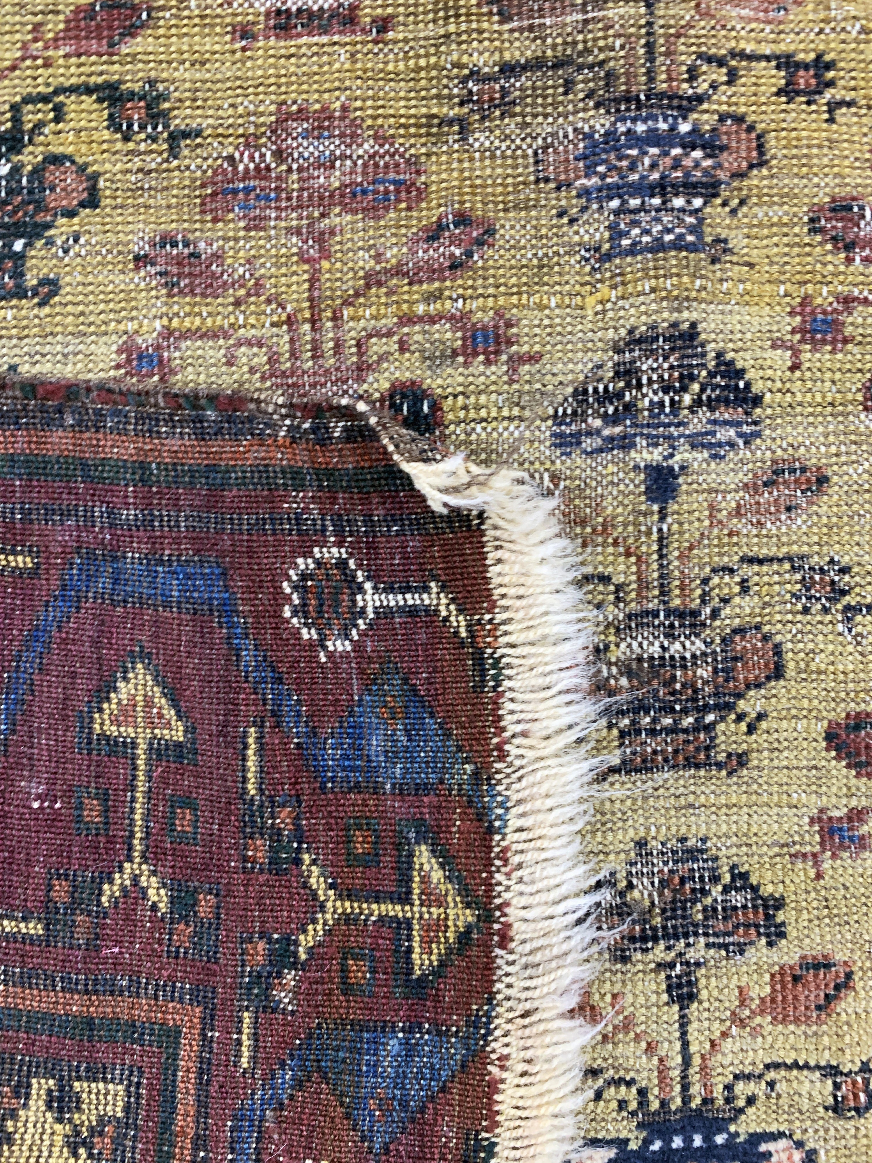 Detail e: Kula antik, Türkei, 19.Jhd, Wolle auf Wolle, ca. 168 x 100 cm, EHZ: 4