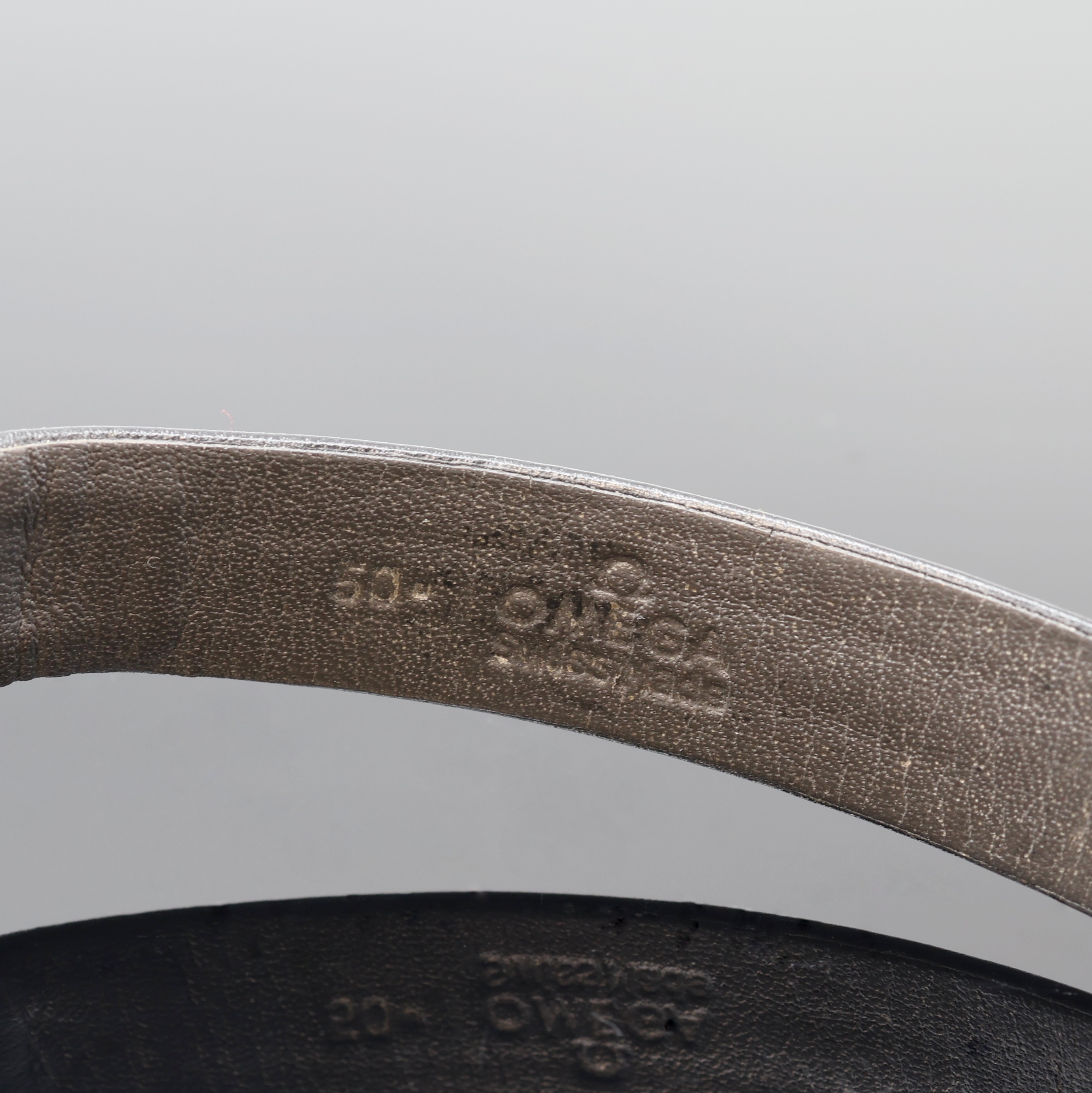 Detail c: OMEGA Art Collection Paul Thalmann auf 999 Stück limitierte Damenarmbanduhr, Schweiz 1987, quarz, geschw. Geh., Stahlboden 4-fach verschr., orig. ...