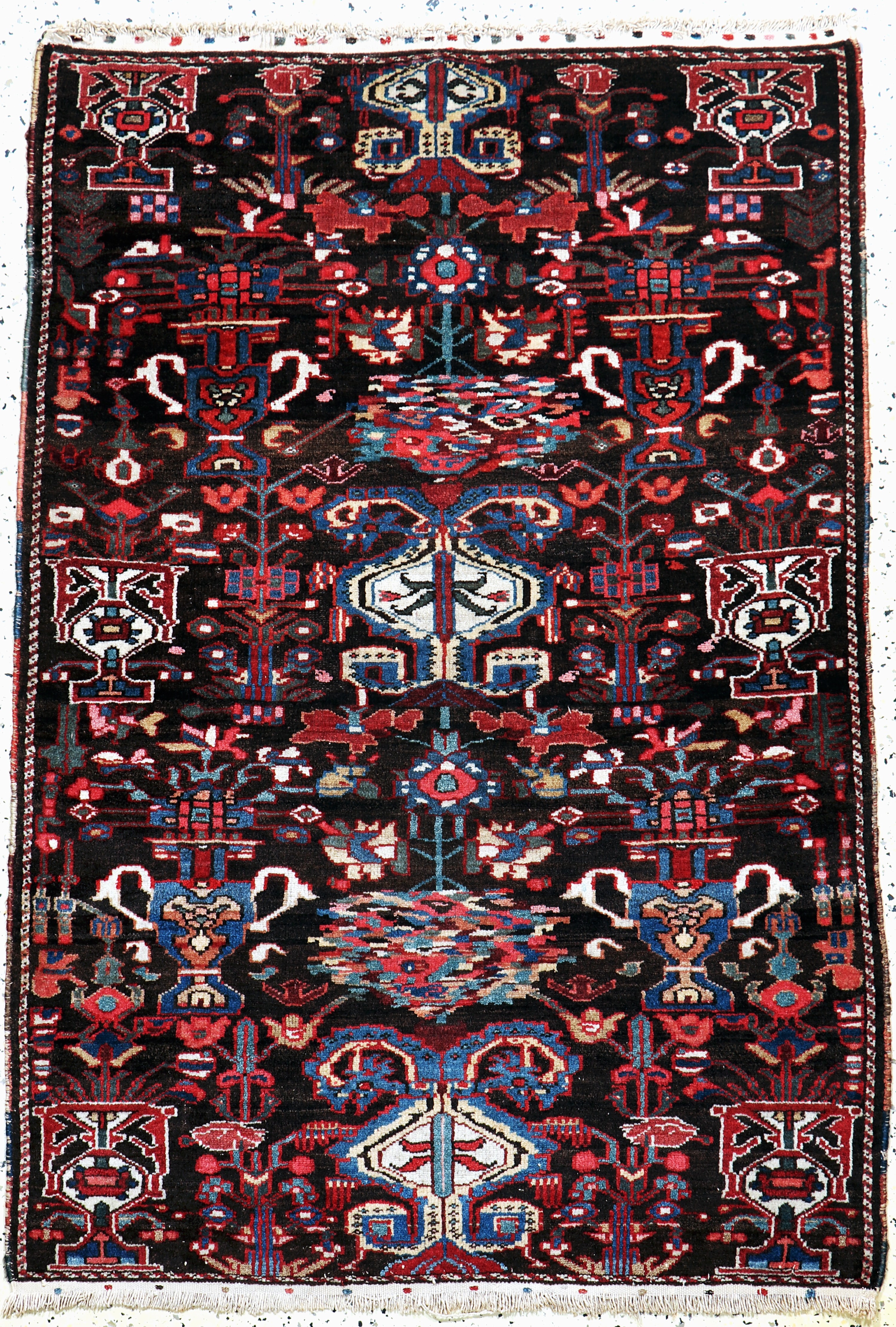 Image 27093868 - Hamadan antik, Persien, um 1900, Wolle auf Baumwolle, ca. 150 x 105 cm, EHZ: 2 ...