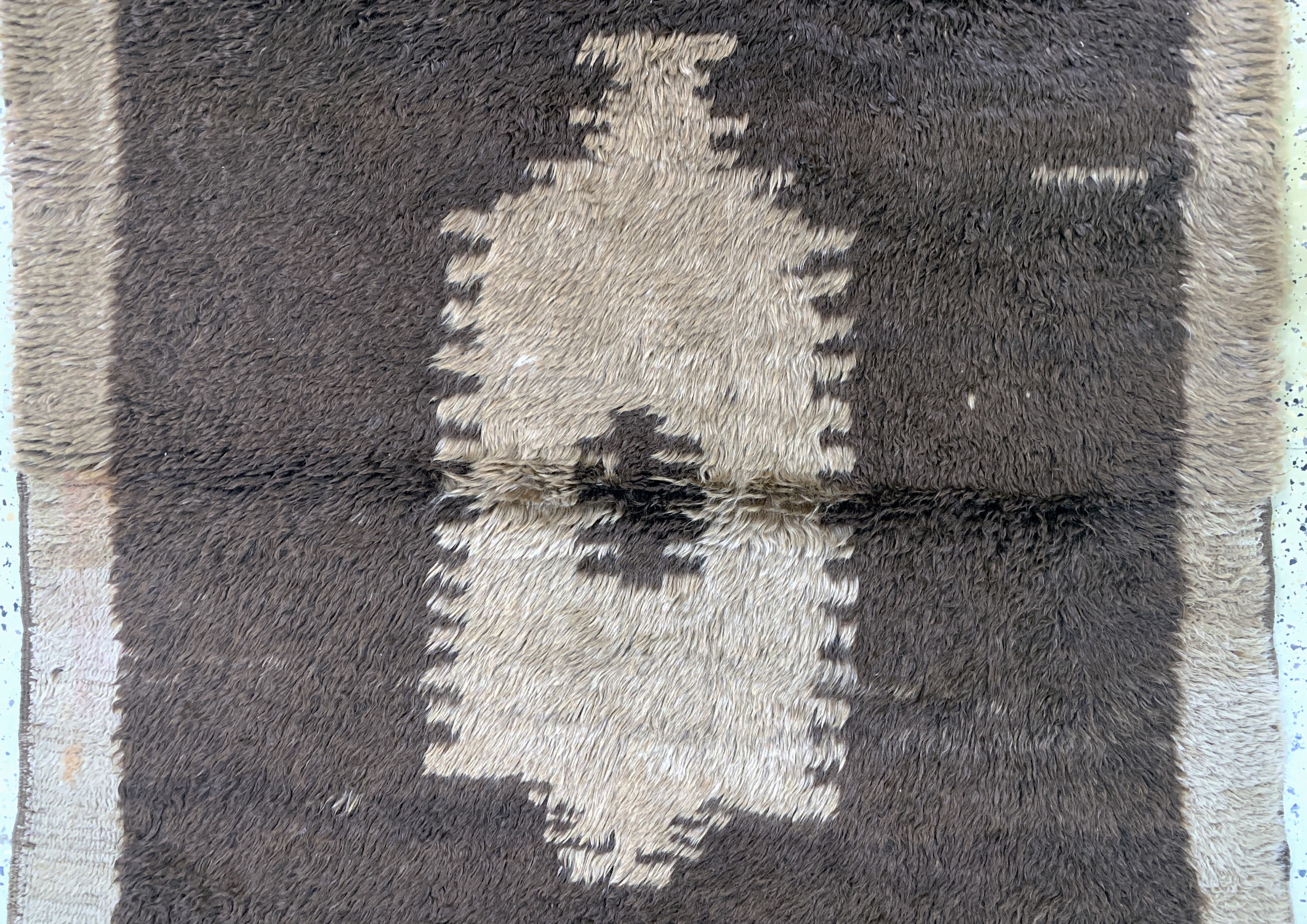 Detail b: "Tülü"Schlafteppich", Türkei, Anfang 20.Jhd, Wolle auf Wolle, ca. 180 x 125 cm, EHZ: 2-3