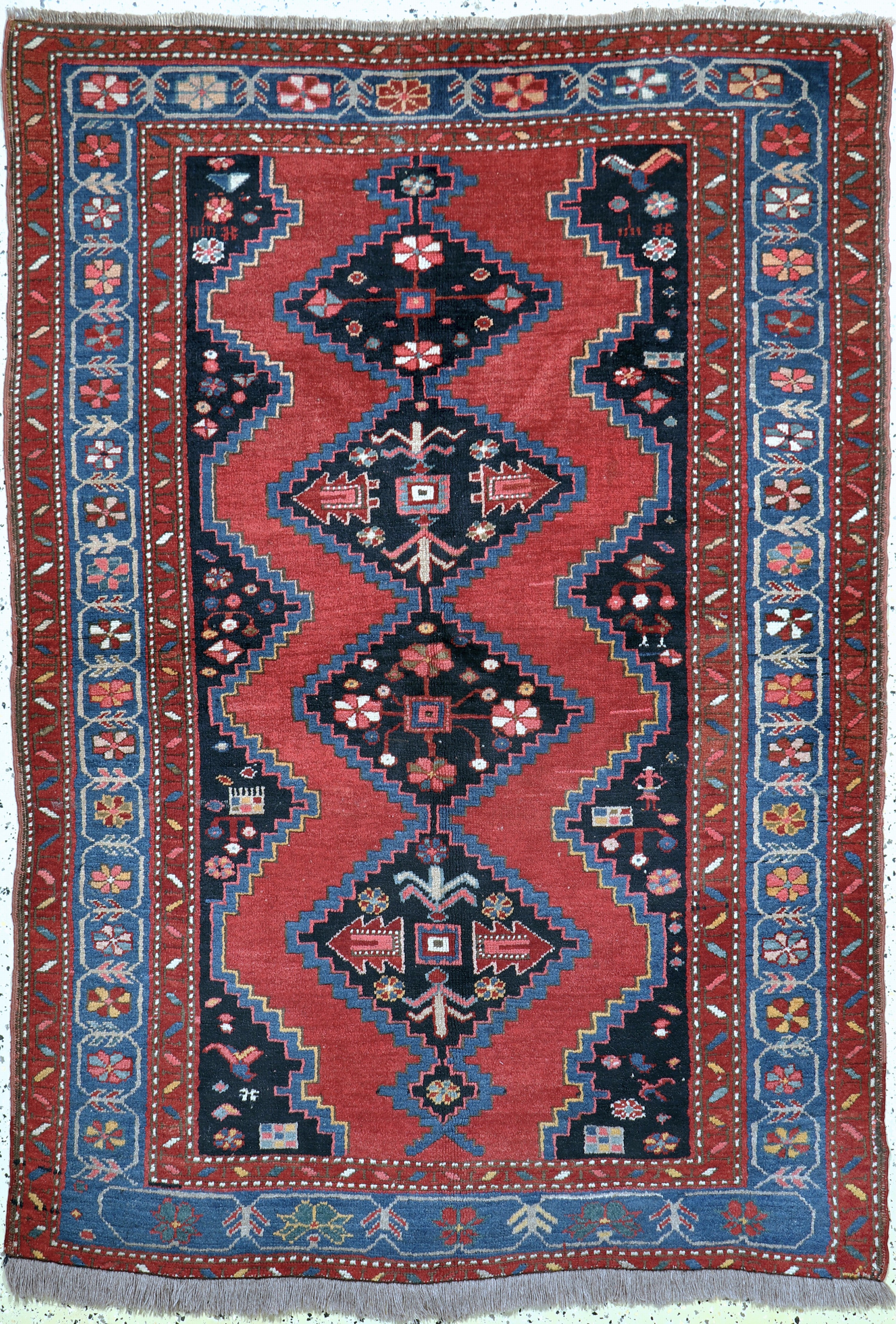 Image 27093872 - Karabagh antik, Kaukasus, um 1900, Wolle auf Wolle, ca. 192 x 134 cm, EHZ: 2 ...