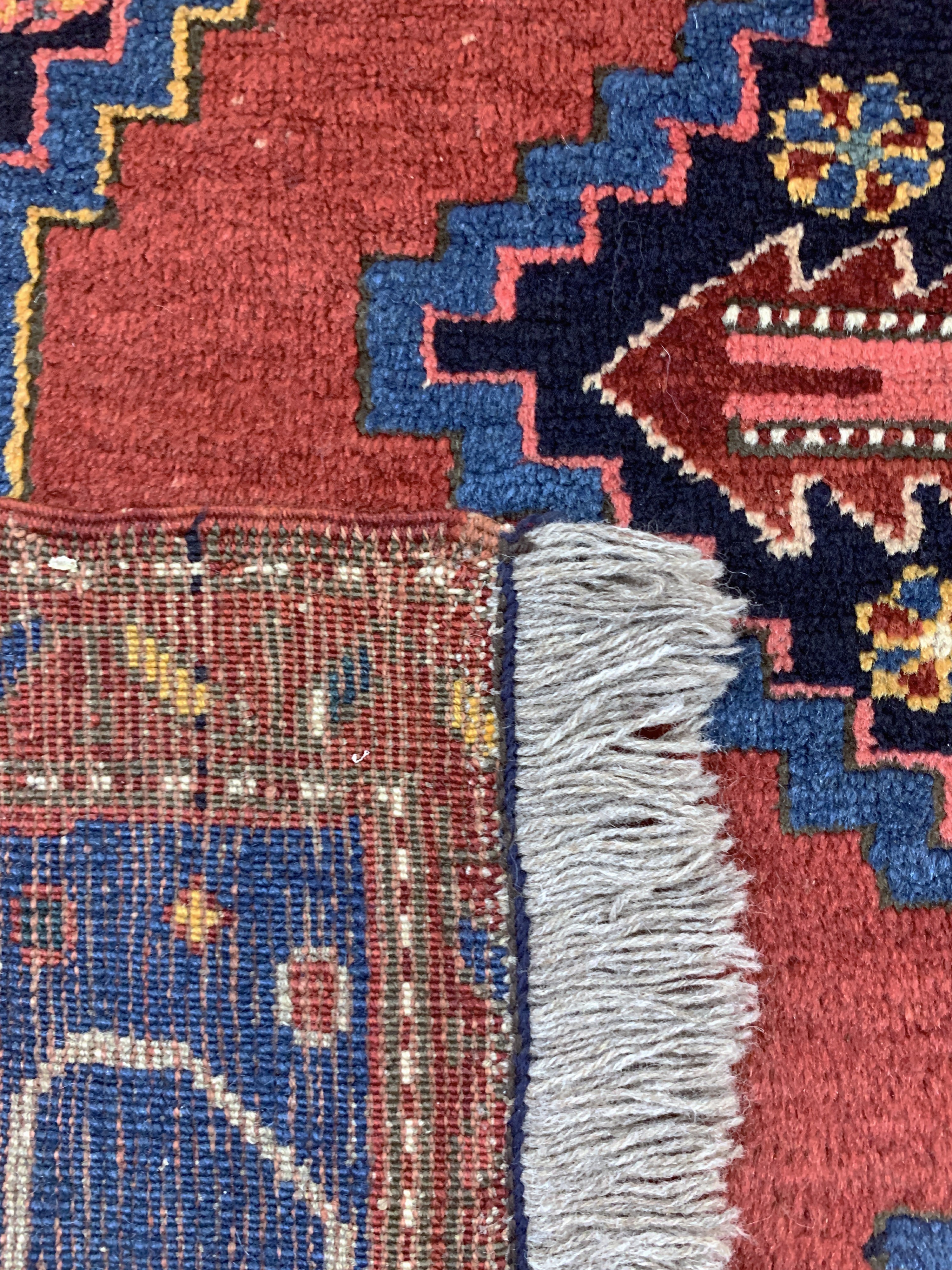 Detail f: Karabagh antik, Kaukasus, um 1900, Wolle auf Wolle, ca. 192 x 134 cm, EHZ: 2