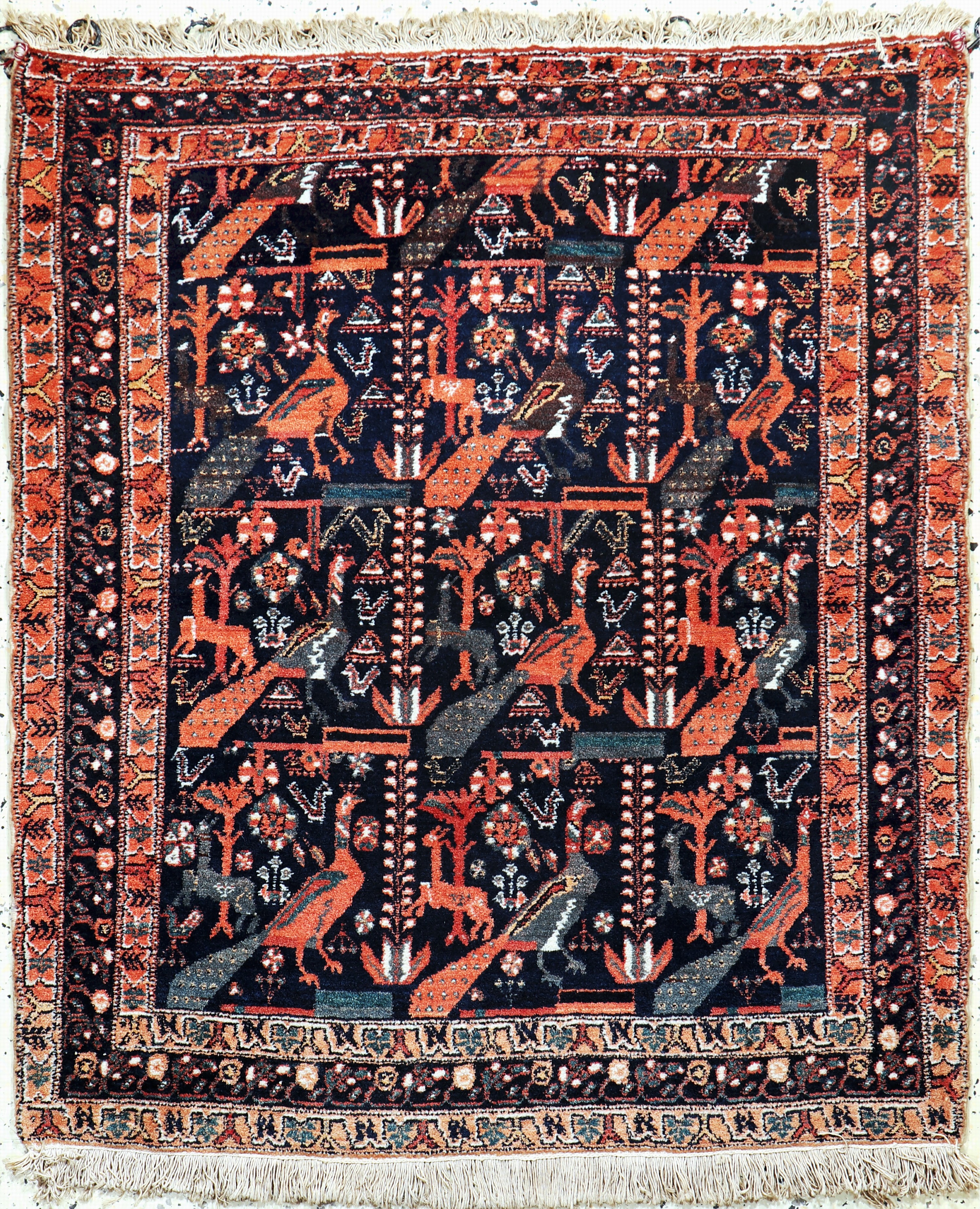 Image 27093878 - Afschar alt, Persien, Anfang 20.Jhd, Wolle auf Baumwolle, ca. 115 x 99 cm, EHZ: 2 ...
