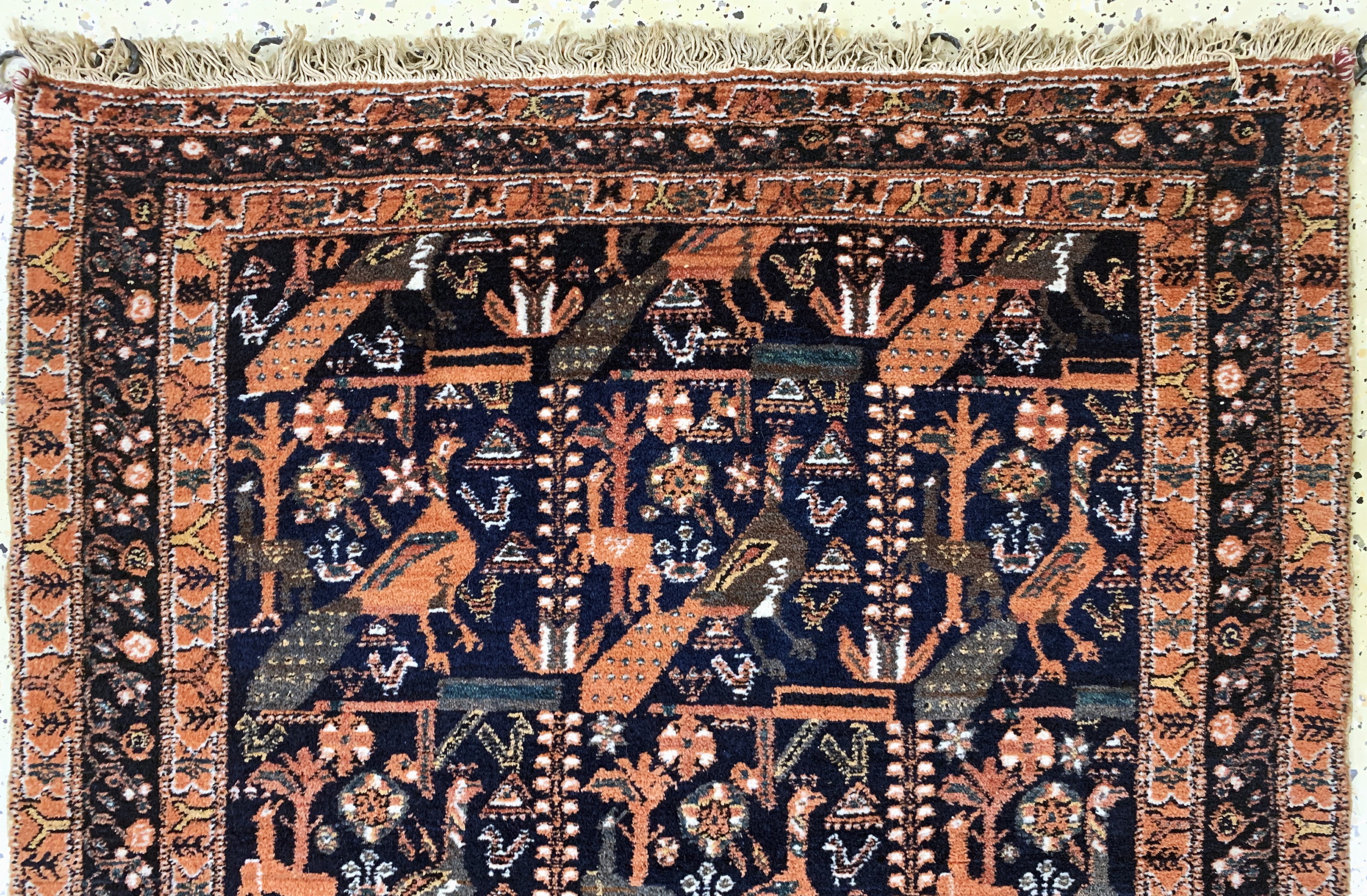 Detail a: Afschar alt, Persien, Anfang 20.Jhd, Wolle auf Baumwolle, ca. 115 x 99 cm, EHZ: 2
