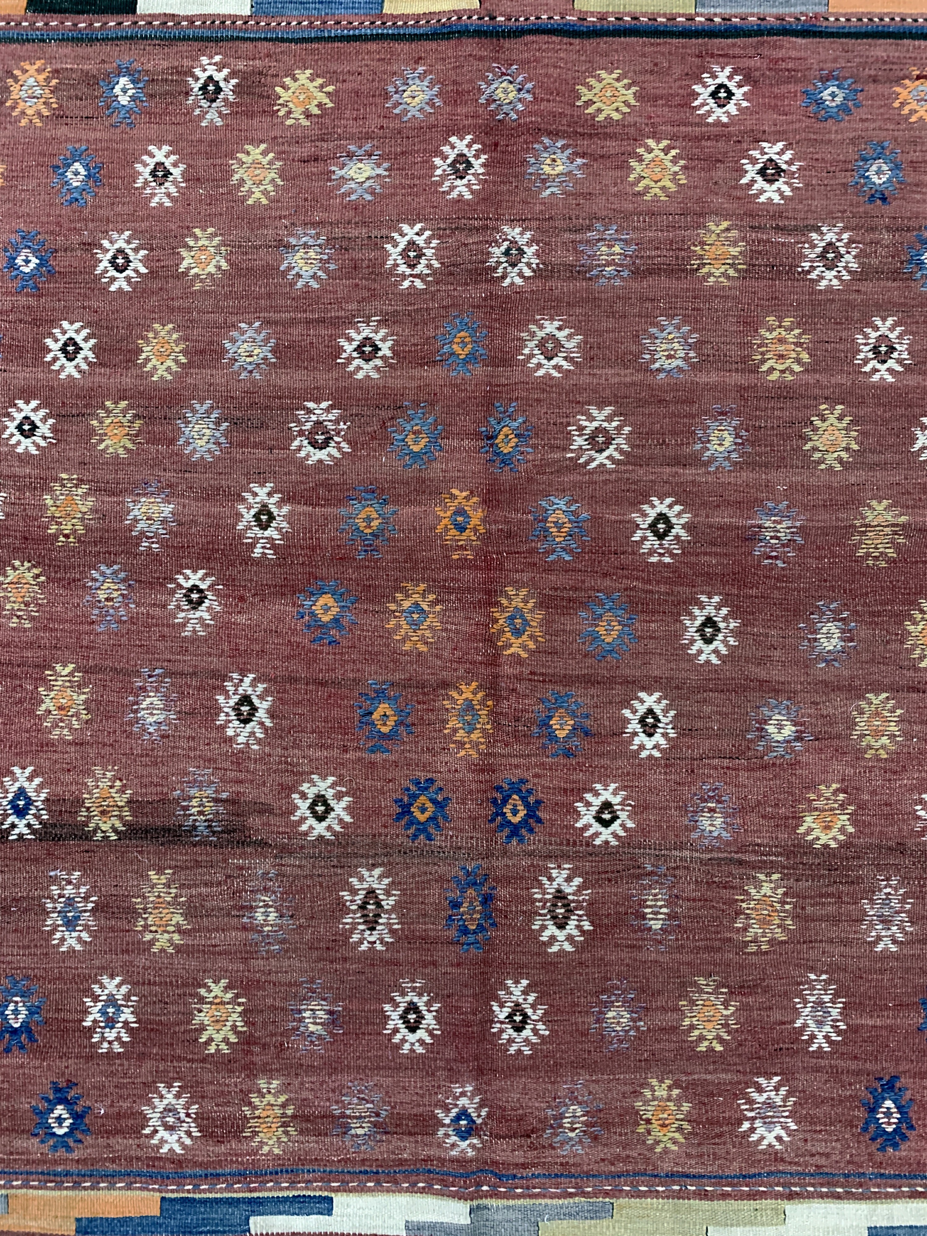 Detail c: Ghaschgai Kelim antik, Persien, um 1900, Wolle auf Wolle, ca. 197 x 135 cm, EHZ: 2