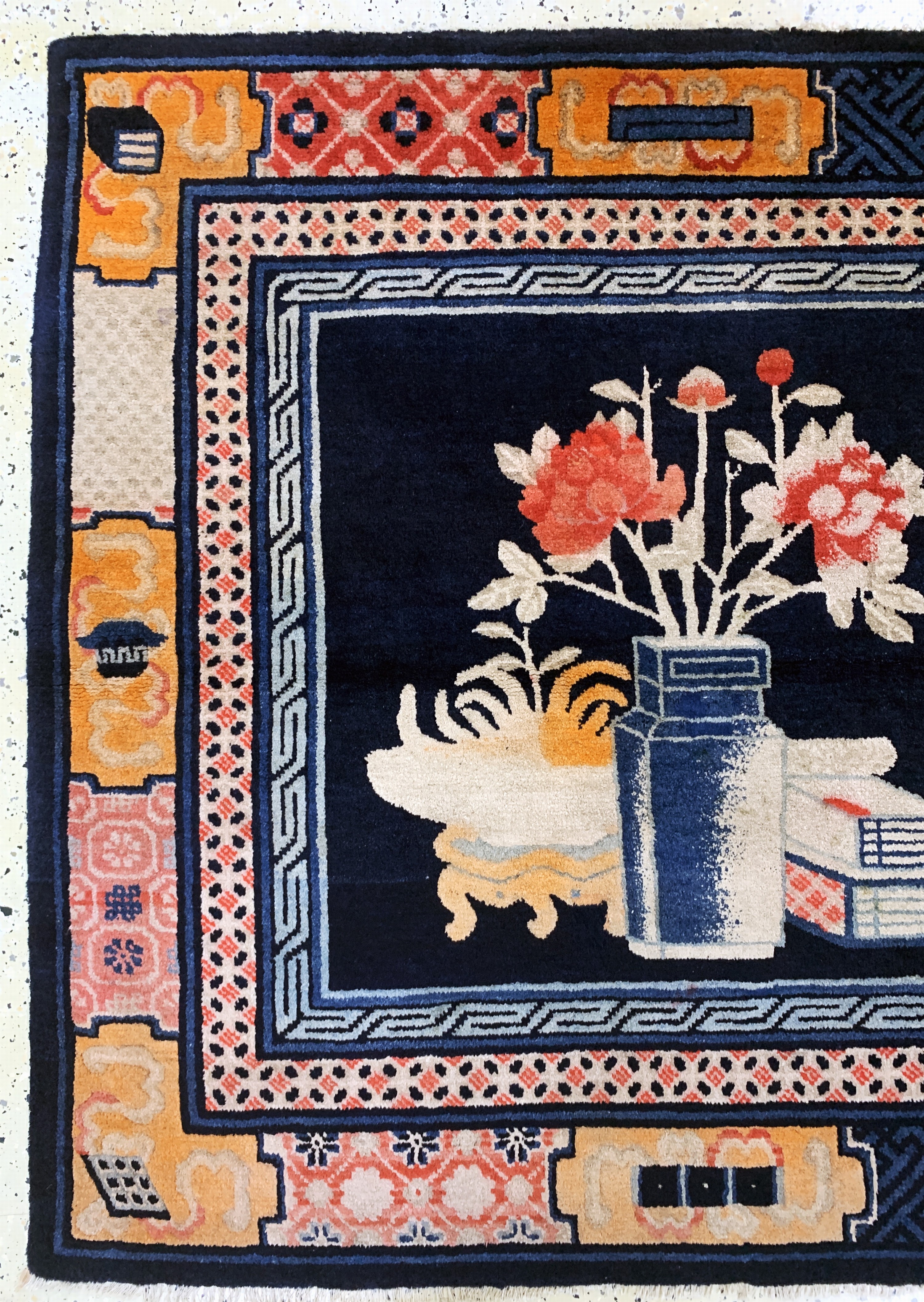 Detail a: Pao Tow antik, China, um 1900, Wolle auf Baumwolle, ca. 202 x 132 cm, EHZ: 1-2