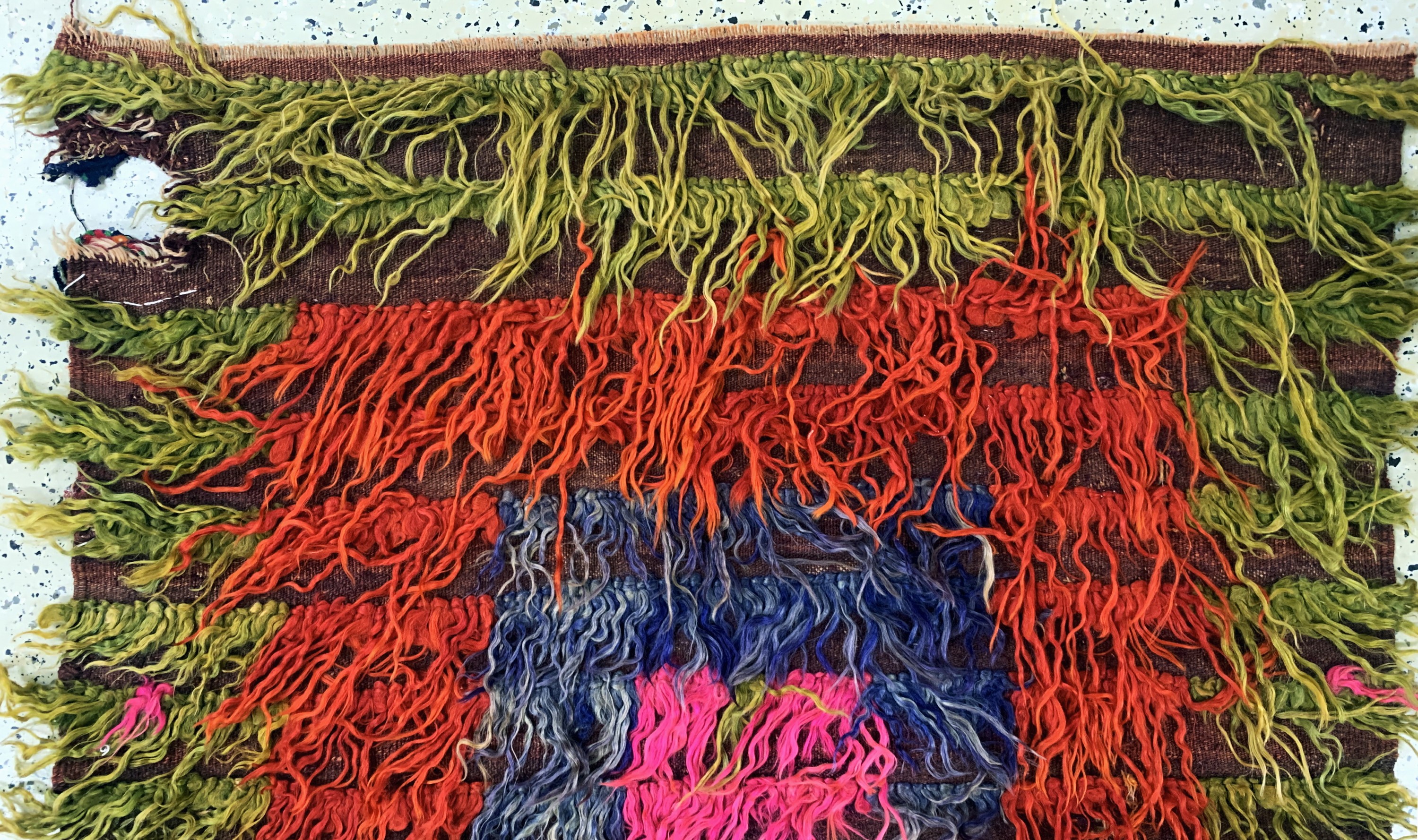 Detail a: "Tülü"Schlafteppich, Türkei, Anfang 20.Jhd,Wolle auf Wolle, ca. 128 x 112 cm, EHZ: 4