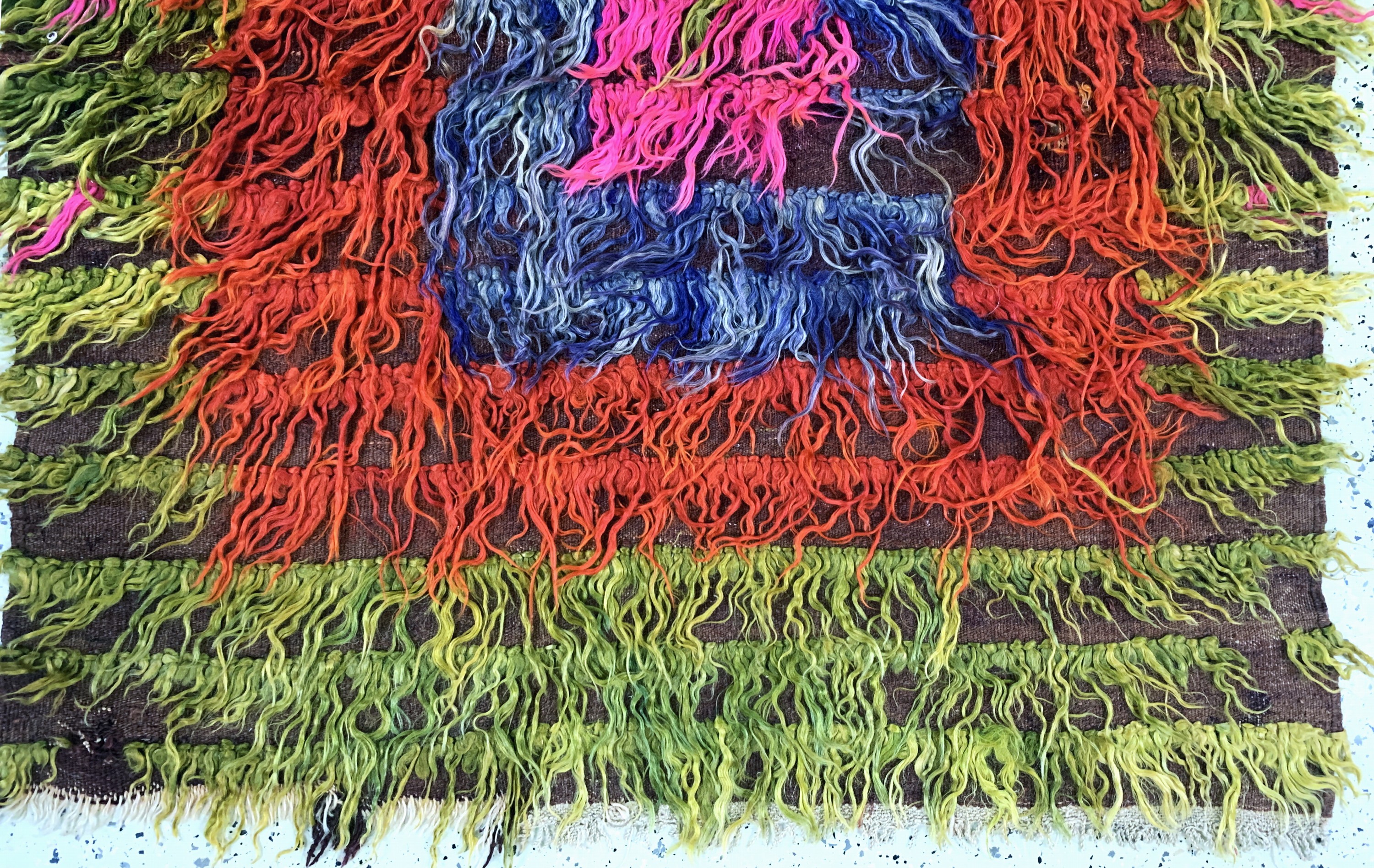 Detail b: "Tülü"Schlafteppich, Türkei, Anfang 20.Jhd,Wolle auf Wolle, ca. 128 x 112 cm, EHZ: 4