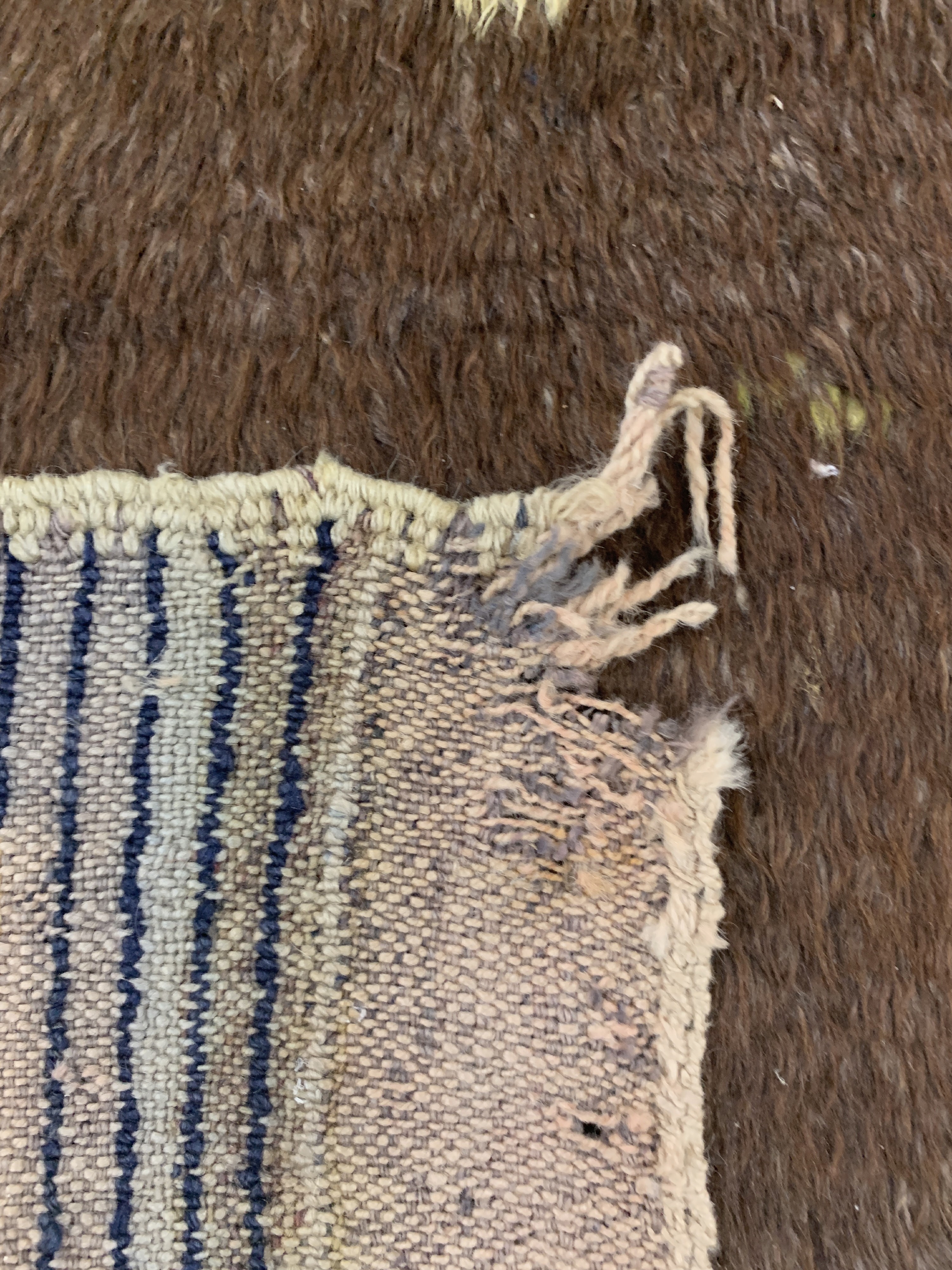 Detail e: "Tülü"Schlafteppich, Türkei, Anfang 20.Jhd,Wolle auf Wolle, ca. 145 x 88 cm, EHZ: 2