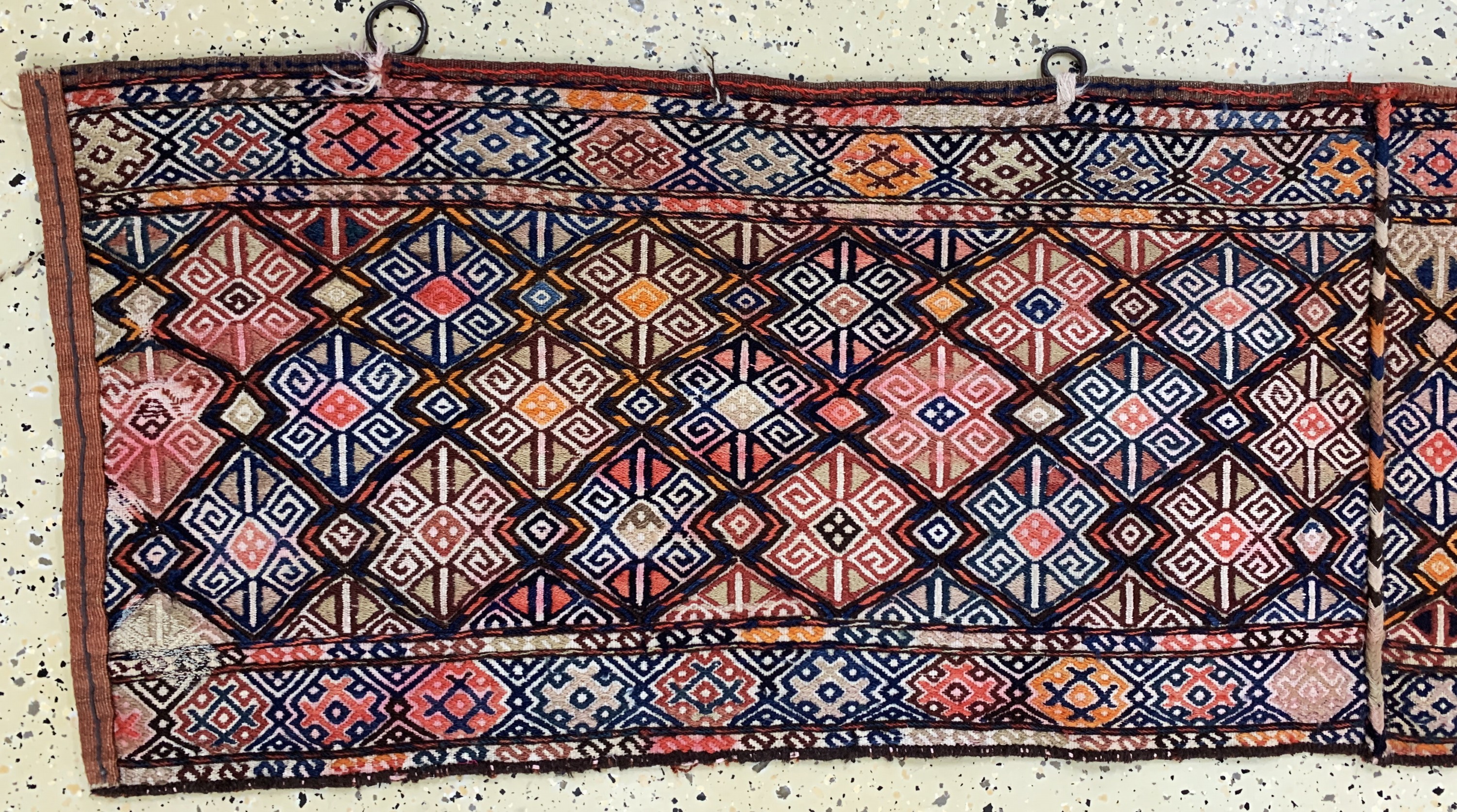 Detail c: Offene Mafrasch, Türkei, Anfang 20.Jhd, Wolle auf Wolle, ca. 294 x 53 cm, EHZ: 2
