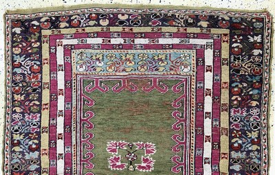 27093801a - Kirsehir antik, Türkei, um 1900, Wolle auf Wolle, ca. 180 x 125 cm, EHZ: 3 ...