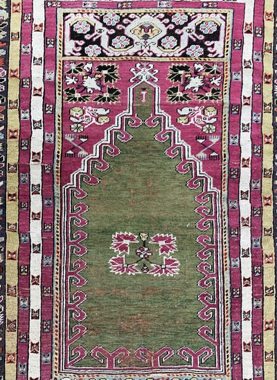 27093801c - Kirsehir antik, Türkei, um 1900, Wolle auf Wolle, ca. 180 x 125 cm, EHZ: 3 ...