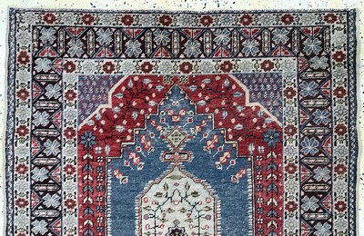 27093860a - Giordes antik, Türkei, um 1900, Wolle auf Baumwolle, ca. 188 x 126 cm, EHZ: 3 ...
